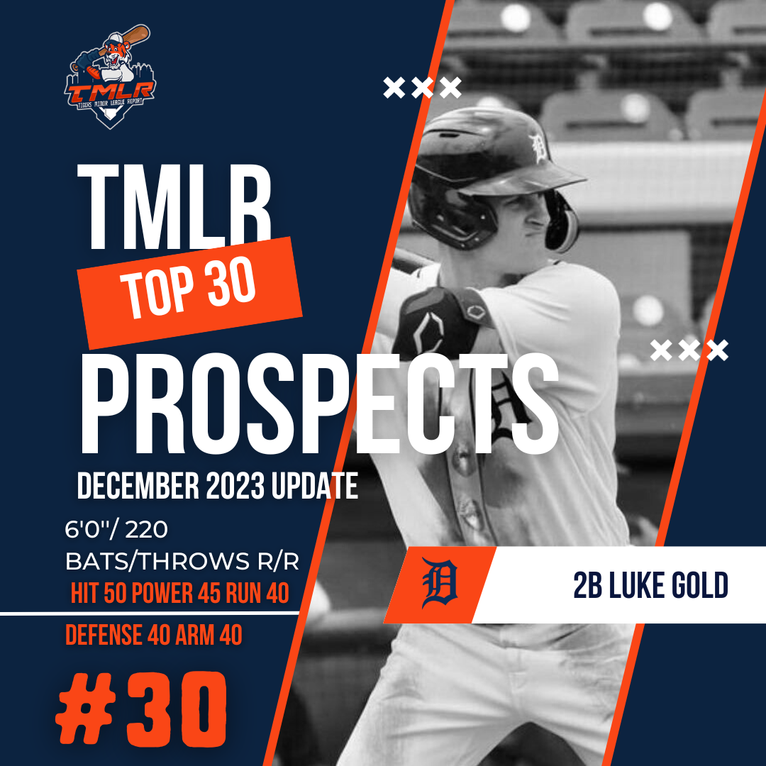 Detroit Tigers Prospect Report: 2B Luke Gold